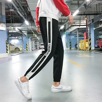 

Cool Female Hip Hop High Waist Harem Pants Sweetwear Girls Slim Letter Print Pants Trouser Womens Black Cool Jogger Trousers 5XL