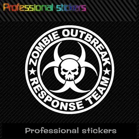 

Zombie Outbreak Response Team Die Cut Sticker Decal Vinyl PVC Waterproof Stickers