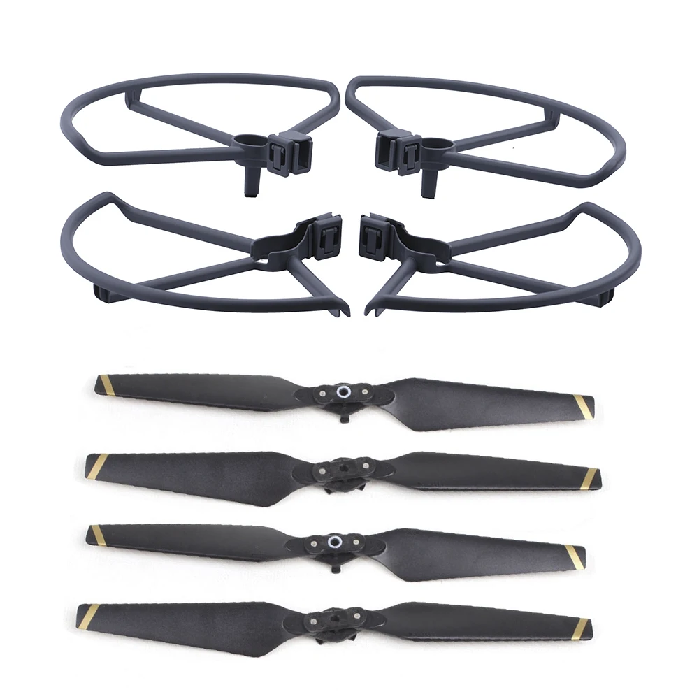4 шт. 8330 8331 малошумный Пропеллер для DJI Maivc Pro Props протектор комбинированный быстросъемный Пропеллер Защита лезвия аксессуары для бампера - Цвет: 8330 white ad bumper