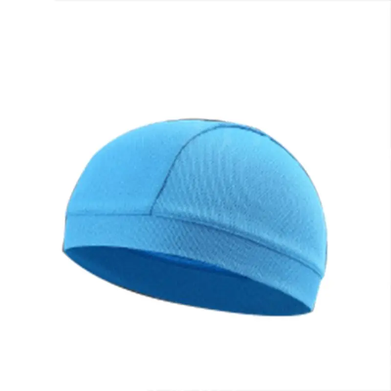 Royal blue Унисекс мотоциклетный шлем внутренний капюшон быстросохнущая шляпа дышащие спортивные Кепки - Цвет: Royal blue