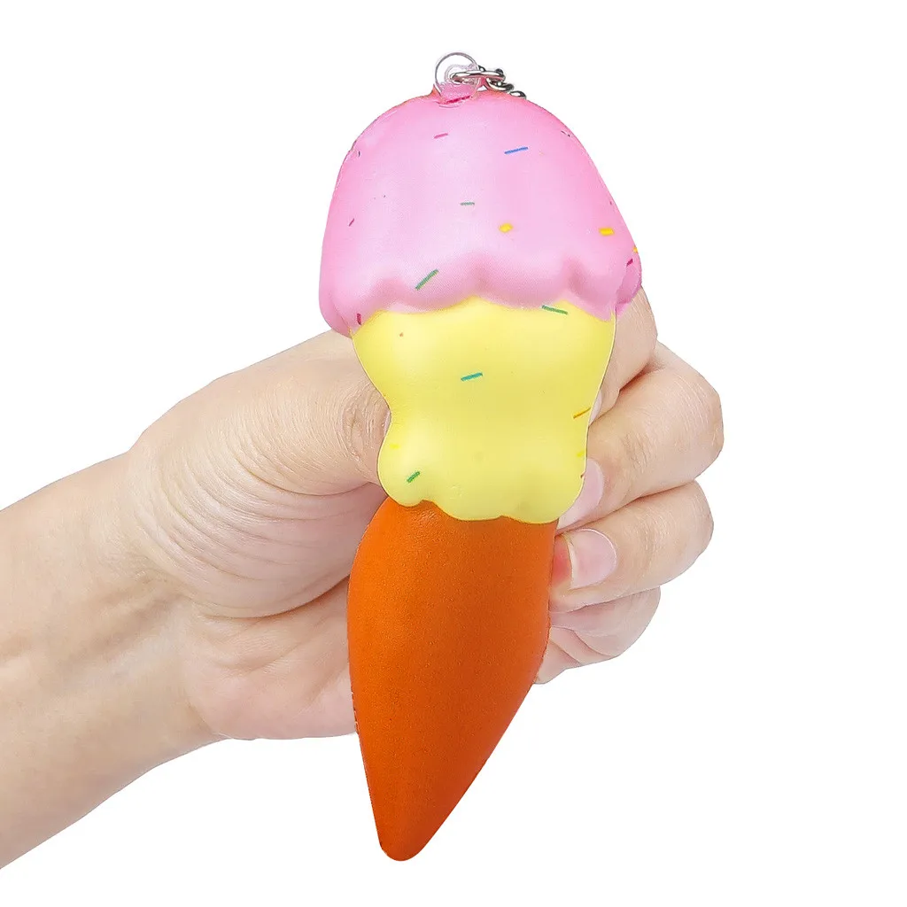 MiniAdorable PU чехол для телефона funy мороженое, мягкий медленно поднимающийся с рисунком мороженого на палочке очень медленно принимает начальную форму поднимающиеся детские милый стресса декомпрессии ToyM0731