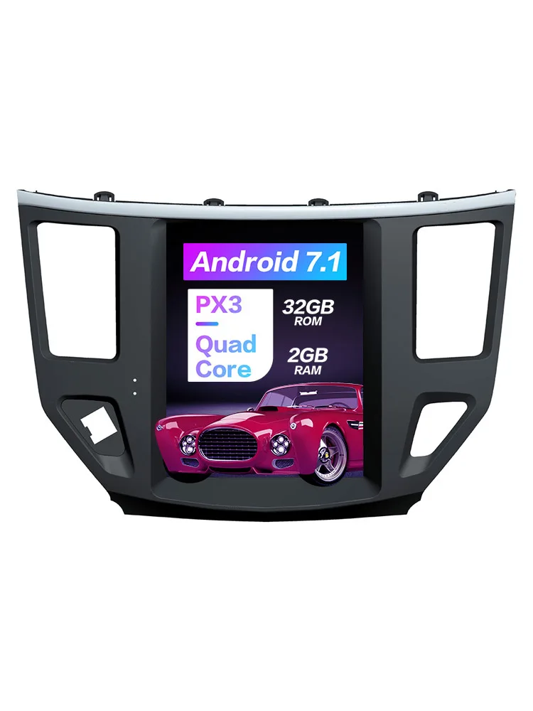 Android 7,1 Тесла стиль экран для Nissan Pathfinder 2012+ автомобильный Радио Кассетный плеер рекордер головное устройство стерео видео без DVD плеер