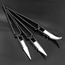 Антимагнитный прецизионный Пинцет из нержавеющей стали пинцет изогнутый Прямой пинцет ремонтный инструмент для рукоделия, ювелирных изделий, электроники