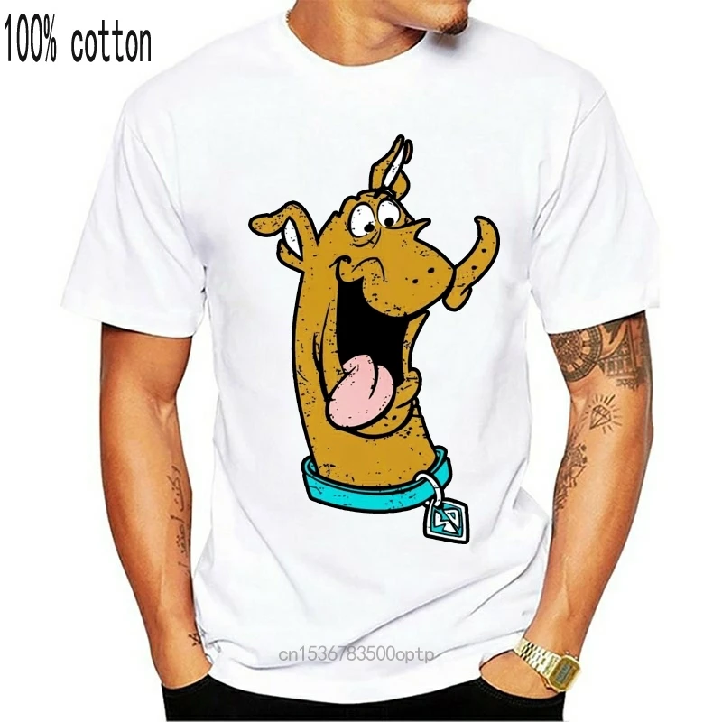 Мужская Летняя модная футболка Scooby Doo аниме смешная забавная Новинка Женская |