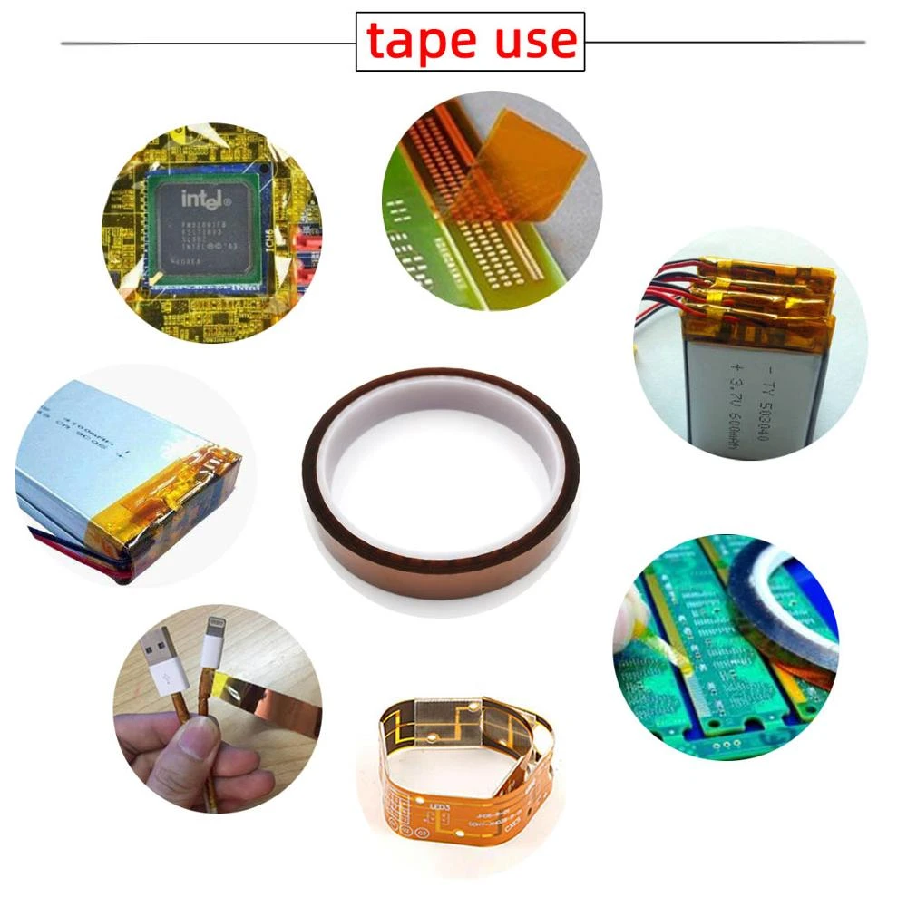Alta temperatura resistente al calor para proteger SMD o chips BGA 20MM*33M Alta temperatura resistente al calor para proteger SMD o chips BGA 20MM*33M
