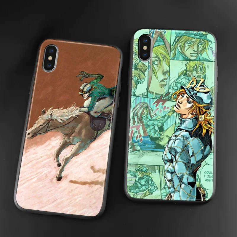 Diego Brando Steel Ball Run SBR для iPhone SE 6s 7 8 Plus X XR XS 11 12 mini Pro Max Мягкий силиконовый чехол