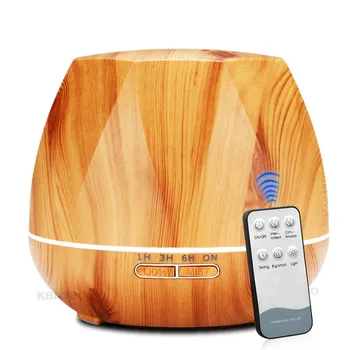 

550ml Aroma Air Humidifier wood grain with LED light Essential Oil Diffuser Aromatherapy Electric Mist Maker for Home car office