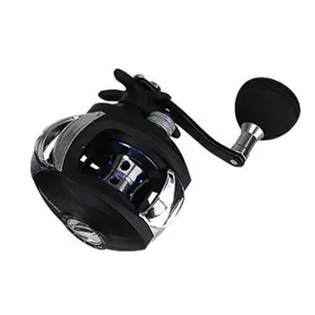 

Low-Profile Reel EVA Single Rocker Arm Raft Fishing Two-color Metal Spool