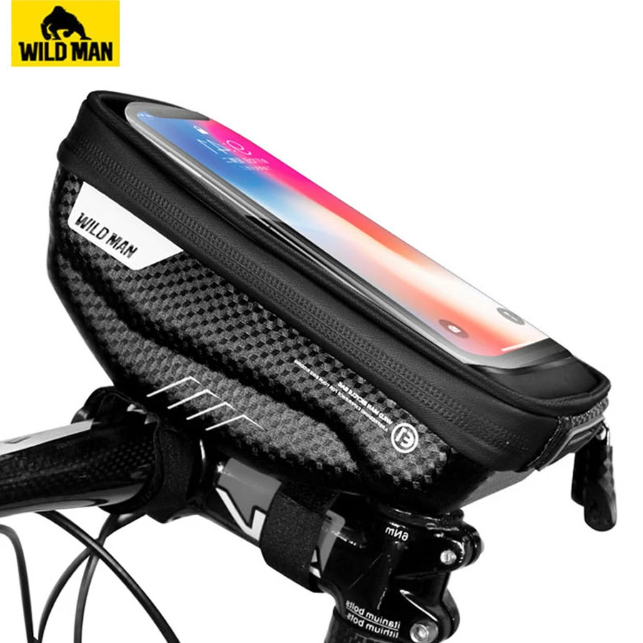 Сумка на руль велосипеда WIND MAN водонепроницаемый чехол для телефона 6 5 дюйма