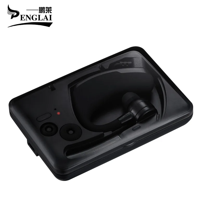 ENGLAI P8 Hanging Ear 4 1 Business Bluetooth Headset Sweatproof Power Display Creative Smart Wireless Call Headset