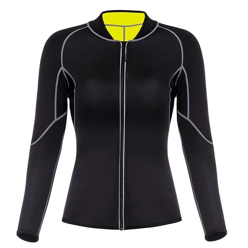 shapewear bodysuit Women Neoprene Long Sleeve Sweat Sauna Tops Weight Loss Sport Workout Slimming Shirt Body Shaper Waist Trainer Dropshipping extreme tummy control shapewear