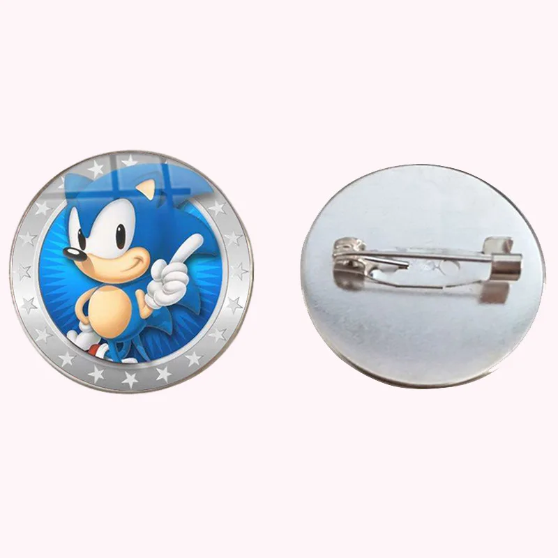 Аниме Горячая игра 25 мм металлическая стеклянная звуковая брошь подвеска заколка Коллекционная фигурка для детей украшения аксессуары