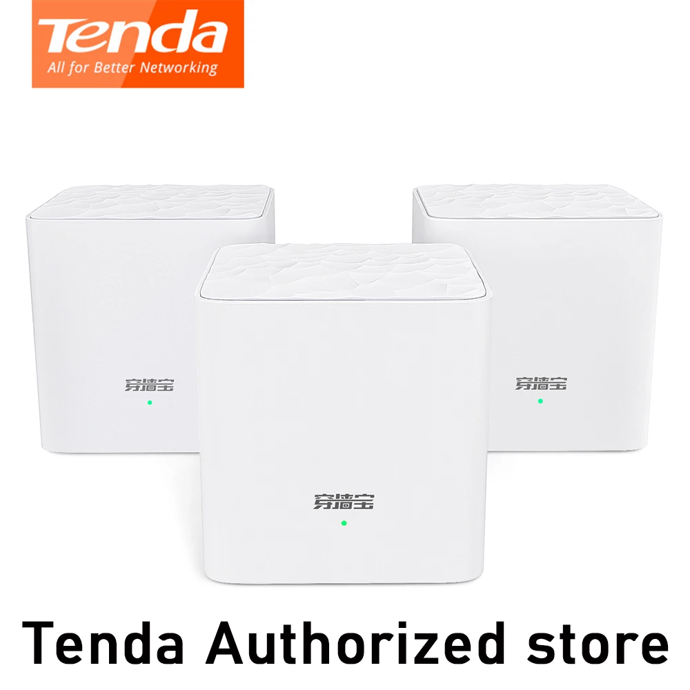 Беспроводной Wi-Fi роутер Tenda MW3 двухдиапазонный ретранслятор AC1200 для сети широкого