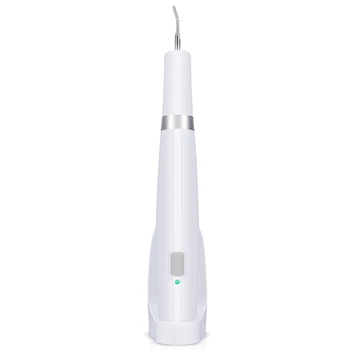 

US Plug Home Ultrasonic Waterless Tooth Cleaner Calculus Remover Scaling Tools Electric Portable Scaler