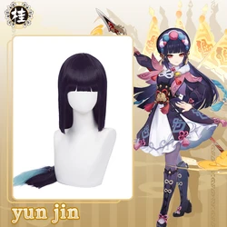 PRE SALE uwowo jogo genshin impacto yun jin peruca cosplay yunjin cabelo liyue geo