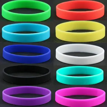 Casual Sports Fitness Silicone Rubber Elasticity Wristband Cuff Bracelet Basketball Sports Wrist Band Силиконовый браслет 1