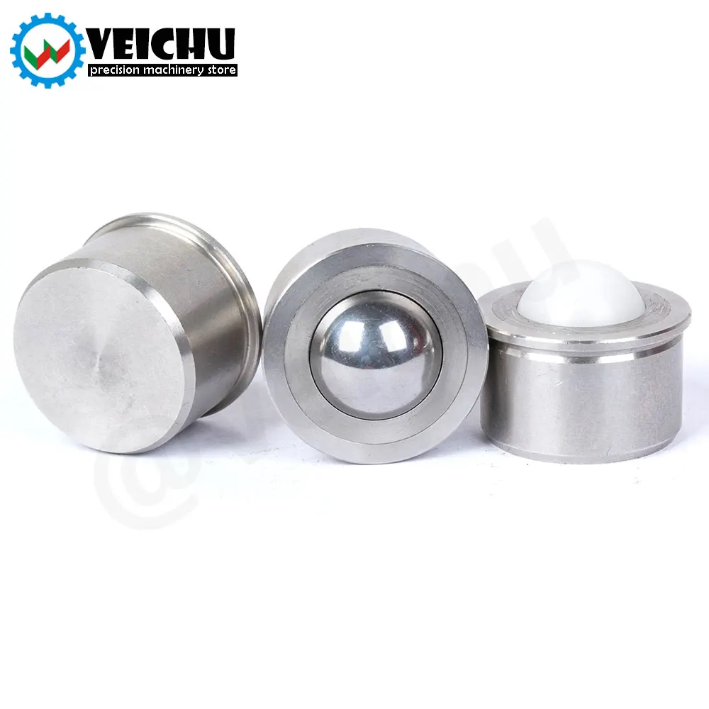 Ball Bearings Stainless Steel Balls Steel Balls Mini Ball Bearing Miniature Bearings Rubber Ball Linear Bearings Rod End Joint Bearing Self Lubricating Bearing Needle Bearings Planar Thrust Bearing Dental Spindle VEICHU Converyor Component VCN310/311 Stainless Steel Round Durable Bull Wheel Transfer Bearing Roller Balls