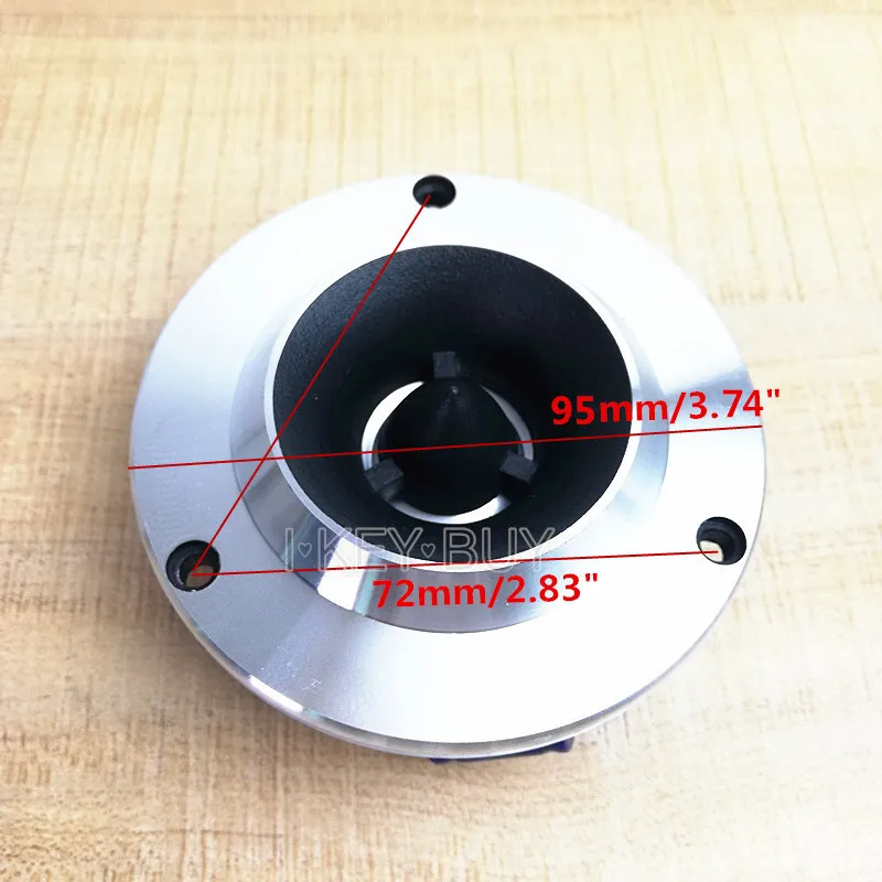 12V 120W HiFi Car Speaker Super Dome Theater Karaok Acoustic Pitch Loudspeaker Tweeter Box Car-Styling Aluminium I KEY BUY