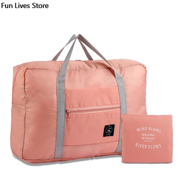 

Waterproof Luggage Travel Bag Large Capacity Duffle Lightweight Foldable Weekend Bags Packing Cubes Totes Carry-on Organizers