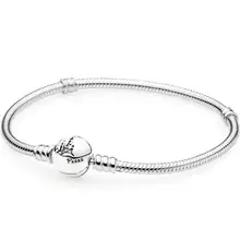 Аутентичный 925 пробы серебряный браслет чудесный мир парк Кастель застежка змея цепь браслет подходит для женщин Шарм ювелирные изделия