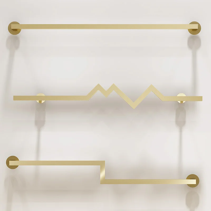 Wanjian Clothing Store Display Stand on The Wall Is Hanging Men and Women Shop Clothes Hanging Rail