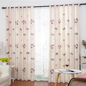 

Modern Curtains for Living dining Room Bedroom Cotton and Linen Fabric Printing Curtains Tulle Finished Product Customization