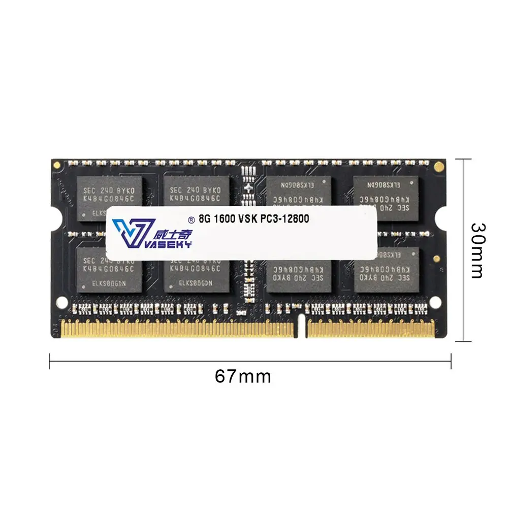Карта памяти Vaseky DDR3 4g1600 полная модель ссылка карта памяти ноутбука полностью совместима с оригинальной полосой 2G/4g/8g