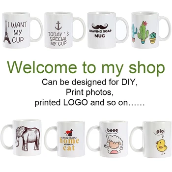 

350ML Ceramic Cup DIY photo Ceramic Mug Customize Picture Creative Gifts Travel Coffee Mugs