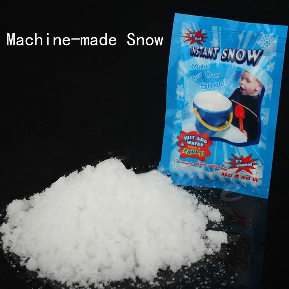 1 упаковка искусственный снег Instant Snow Powder Снеж. Порошок пушистый Снежинка супер