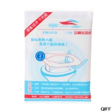 Прямая поставка& 10 шт./пакет одноразовое покрытие на сиденье унитаза коврик водонепроницаемая бумажная Накладка на унитаз августа 16