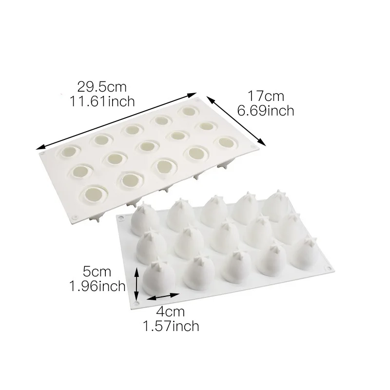 Рисунок 2 - 15 отверстие клубники пудинг силиконовая