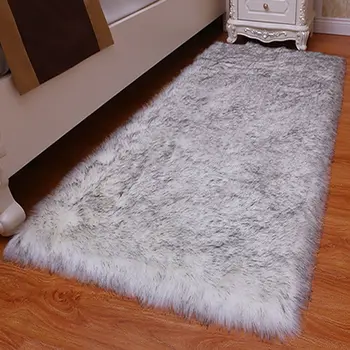 

Shaggy Carpet For Living Room Home Warm Plush Floor Rugs fluffy Mats Kids Room Faux Fur Area Rug Living Room Mats Silky Rugs