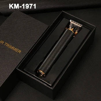 

KM-1971 Electric Hair Trimmer Rechargeable Cordless For Men Beard Trimmer 0mm Baldheaded Hair Clipper Cutting Machine