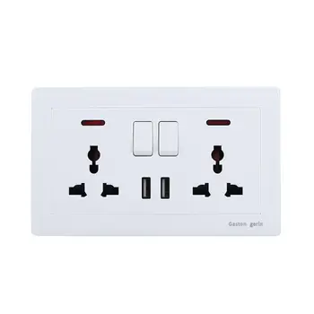 

Wall Socket Home Improvement Plug USB Plug Dual Dual Outlets Outlets Outlets Universal Restaurant Hotel