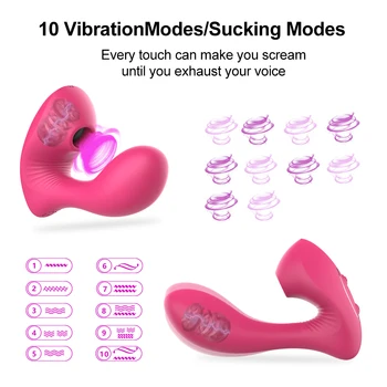 Sucking Vibrator For Women Clit Sucker Clitoris Powerful Vacuum Stimulator Dildo Vibrators Sex Toys Erotic Goods For Adults 18 3