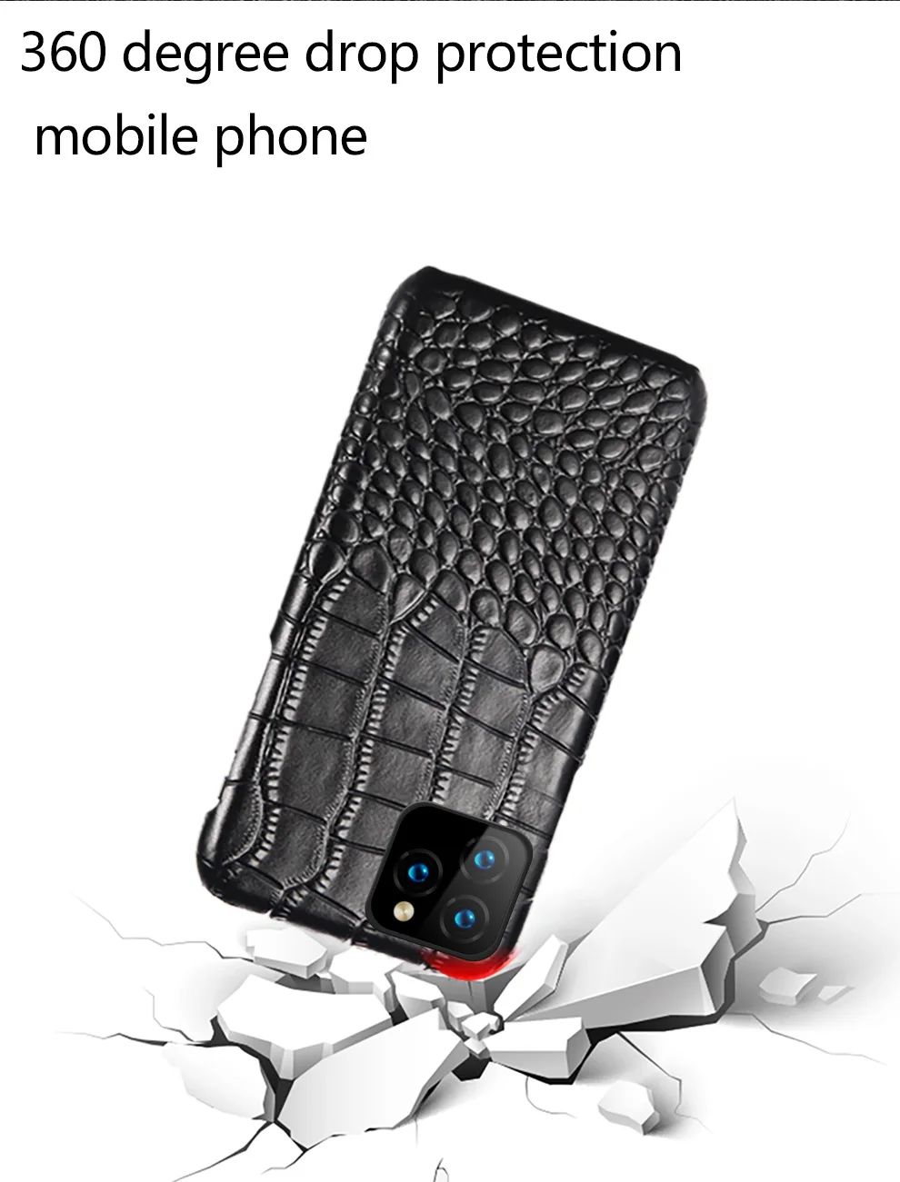 Чехол для телефона из натуральной кожи для Apple iPhone 11 11 Pro 11 Pro Max X XS XSMax XR 7 8 plus 5 5S se 6 6S Plus Роскошный чехол из крокодиловой кожи