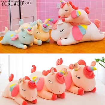 

YORIWOO Kawaii Plush Unicorn Party Supplies Unicorn Toys Soft Doll For Girls Pillow Kids Party Decoration Children Birthday Gift