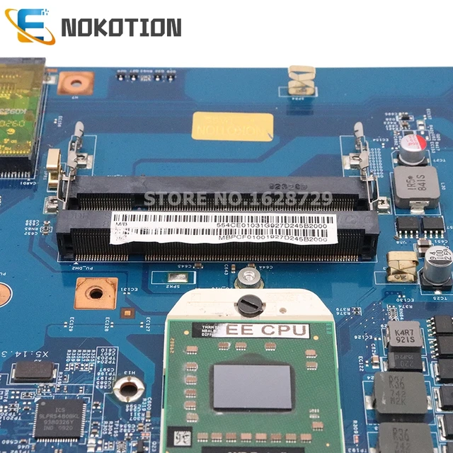 NOKOTION MBPCF01001 MB.PCF01.001 48.4CE01.021 For Acer aspire 7535 7535G Laptop Motherboard Socket s1 free cpu 3