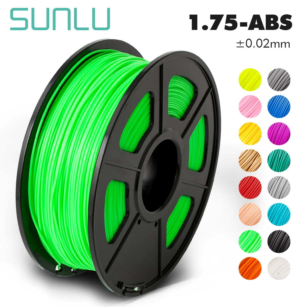 SUNLU 3d Принтер Нити ABS 1 кг 2,2 фунтов 3d печать нити для 3d принтера s и 3D ручки для детей рисование подарок печать