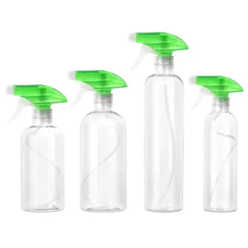 

New 250/400/500ml 2Pcs Clear Refillable Disinfectant Lotion Dispenser Spray Bottle