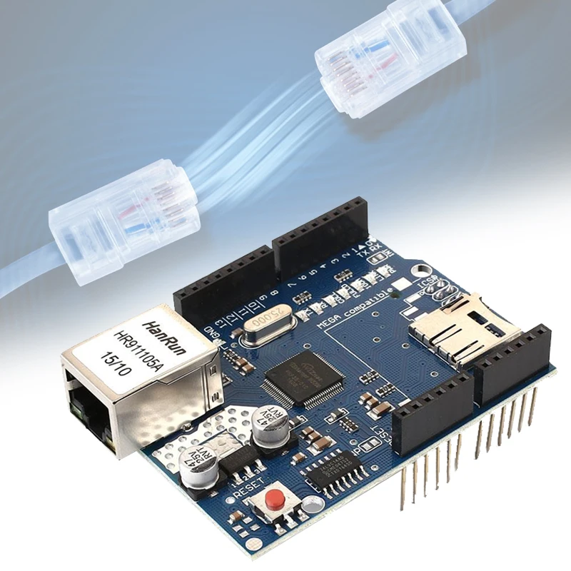 W5100 Mega W5100 sd-карта Arduino расширение для Arduino W5100 Ethernet совместимая Sd карта расширения