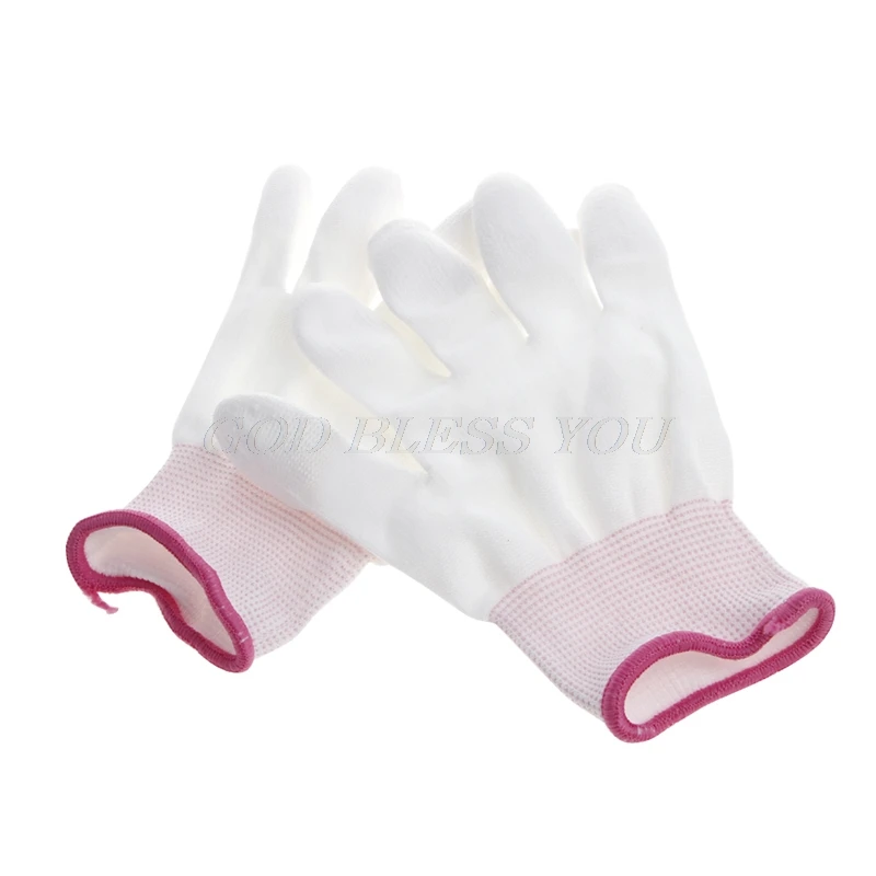 Pink S size 1 пара Антистатическая противоскользящая перчатка PC компьютер ESD электронные рабочие ремонтные перчатки - Цвет: Pink S size