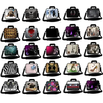 

print 10 13 13.3 14 15 15.6 17 17.3 Inch Laptop sleeve Notebook Bag Case Messenger Shoulder Laptop Bag for ipad macbook