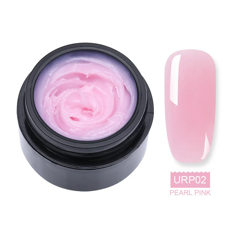 URP02 Ur Sugar 7,5/15 мл голографический полиэкстенсивный гель для французских ногтей Блеск Цвет строитель УФ-гель для ногтей кончики пальцев дизайн - Цвет: URP02