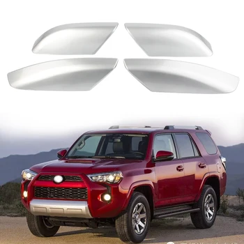 

Silver Car Roof Rack Bar Rail End Protection Cover Shell For Toyota 4Runner N210 2003 2004 2005 2006 2007 2008 2009 4Pcs