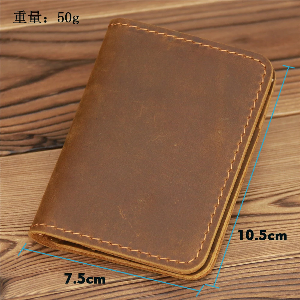 Leather Wallet Credit Card Holder Men's Small Wallet