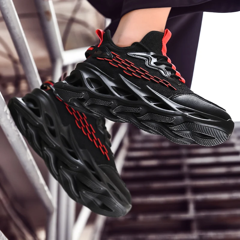 Новинка, мужские кроссовки для бега с амортизацией, дышащая легкая удобная обувь, уличные спортивные кроссовки для прогулок