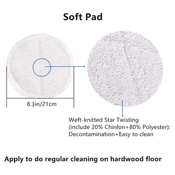 

Tools Cleaning Pads Accessory Pack 6Pcs For Bissell Spinwave 2039A 2124