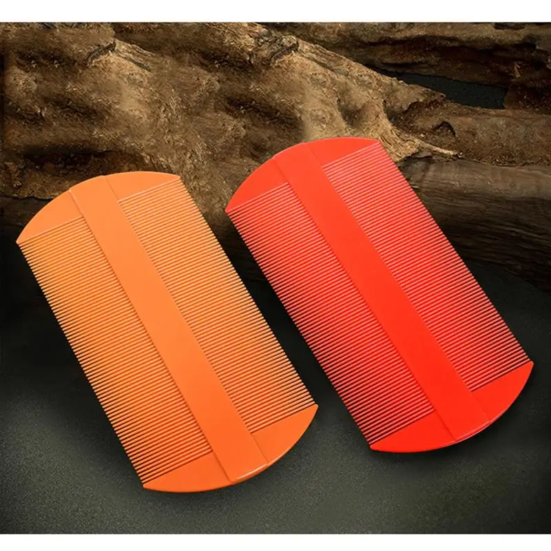 

8pcs Double-Sided Combs Dogs Head Lice Removal Combs Flea Combs Plastic Combs For Home Children Pets Daily Cleaning Supplies