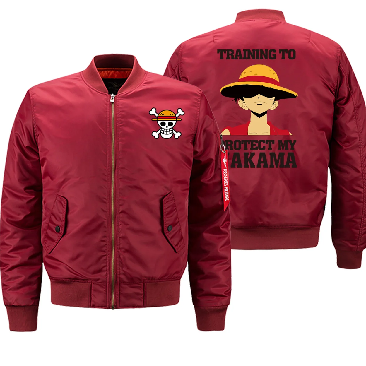 Luffy/зима г. Лидер продаж, цельная Модная японская куртка в уличном стиле мужские мотоциклетные куртки-бомберы высокого качества